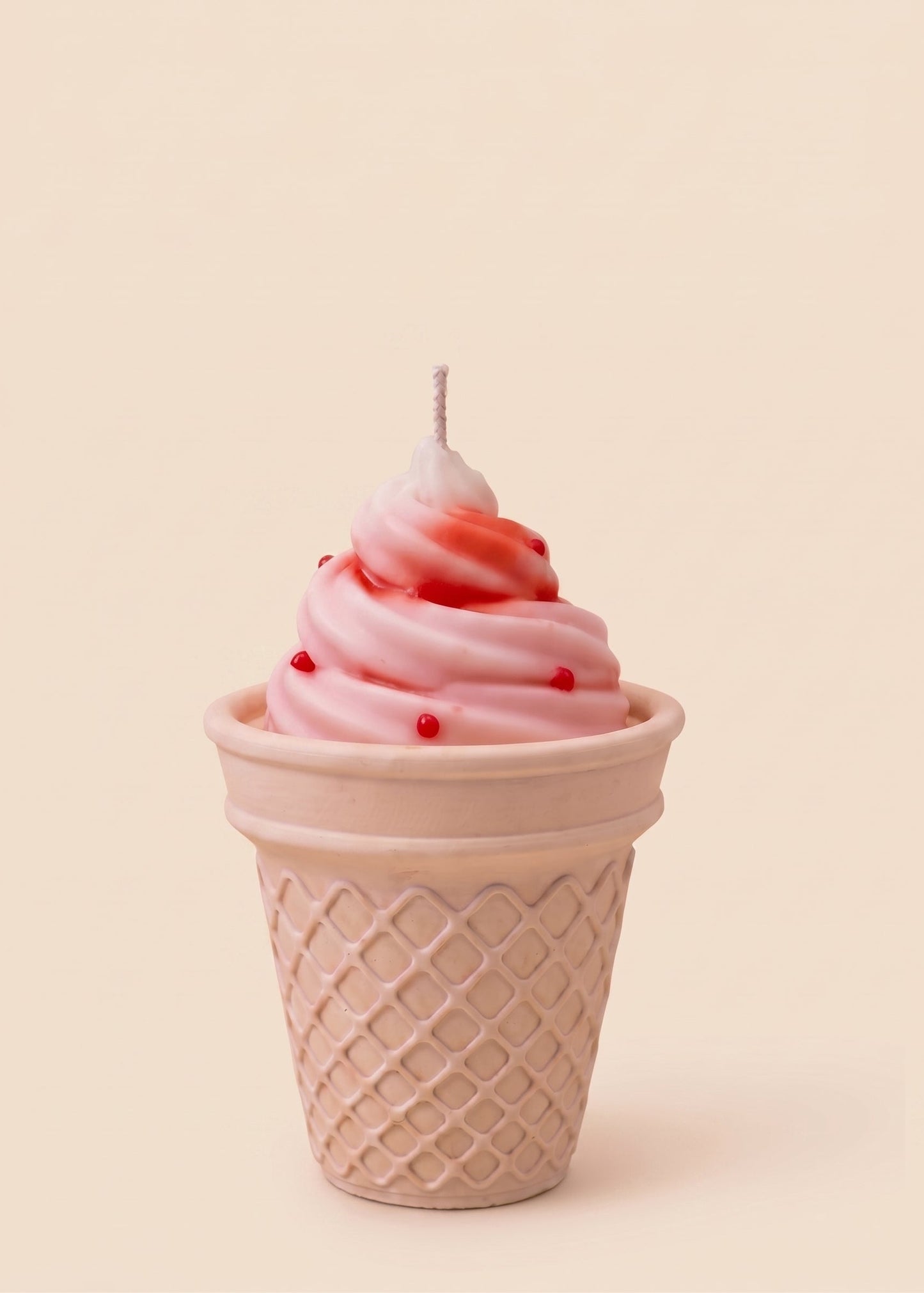 Strawberry Cheesecake Swirl Cone
