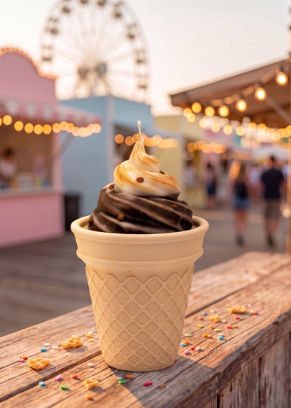 Chocolate Fudge Swirl Cone