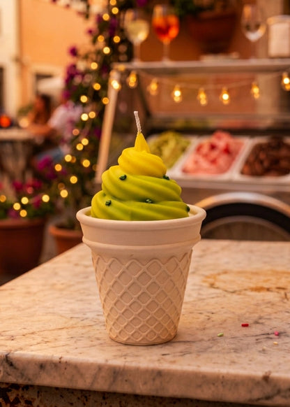 Limoncello Creme Swirl Cone